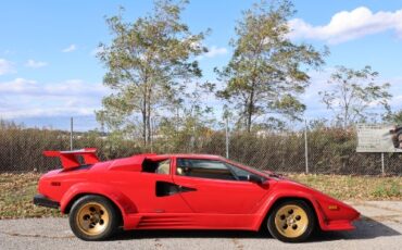 Lamborghini-Countach-1988-Red-Tan