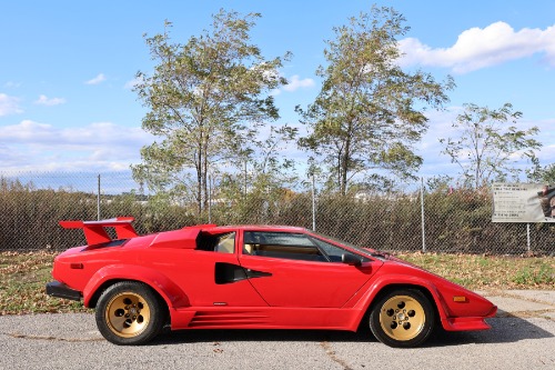 Lamborghini-Countach-1988-Red-Tan