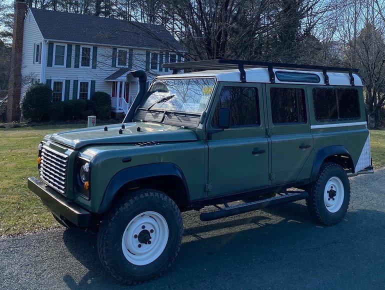 Land-rover-Defender-1993-Green-Black