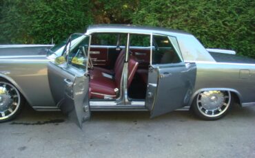 Lincoln-Continental-1964-Grey-Burgundy-Leather-4