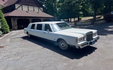 Lincoln-Limousine-1988-White-Gray