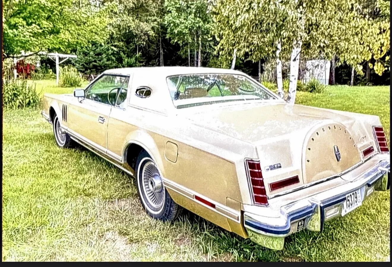 Lincoln-Mk-5-1979-Gold-Cream-Leather-6