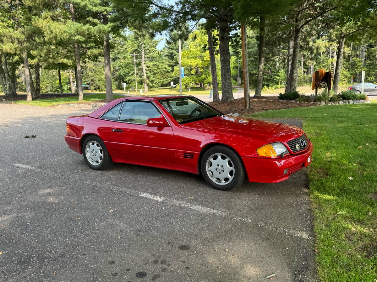 Mercedes-300sl-1990-red