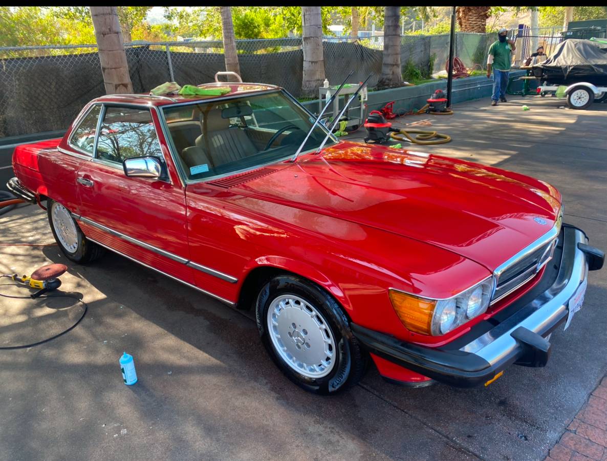 Mercedes-560sl-1988-red-2