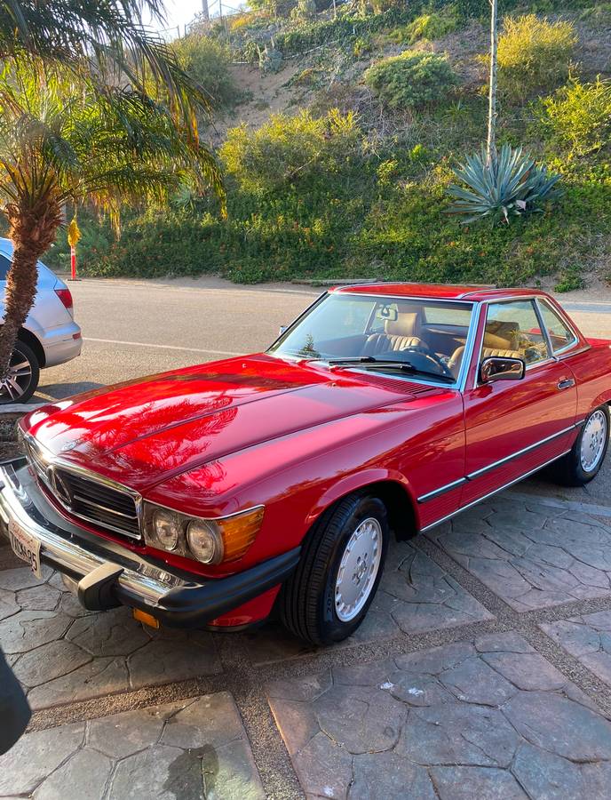 Mercedes-560sl-1988-red-3