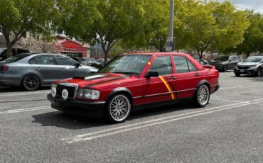 Mercedes-benz-190-series-1986-red