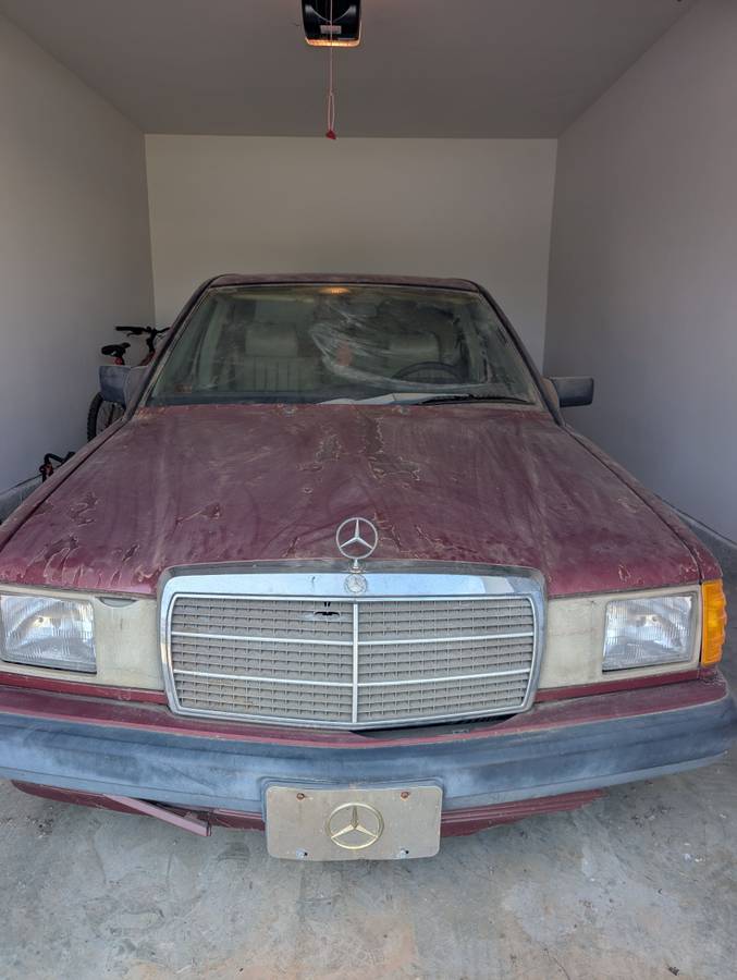 Mercedes-benz-190-series-1989-red