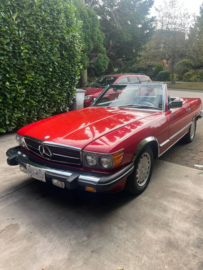 Mercedes-benz-1987-red