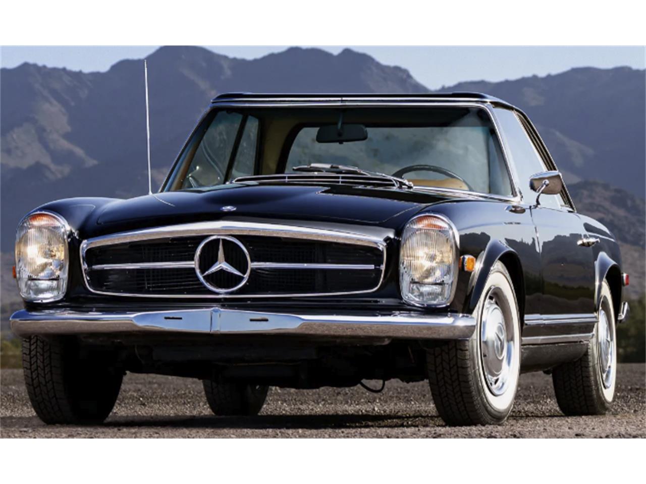 Mercedes-benz-250sl-1967-Black-Cognac