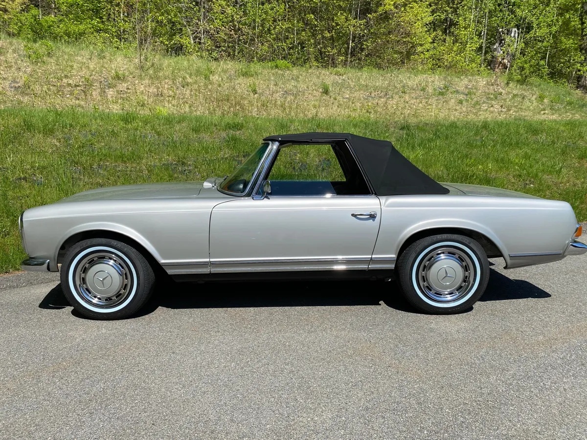 Mercedes-benz-280sl-1969-Silver-Black-Leather-8