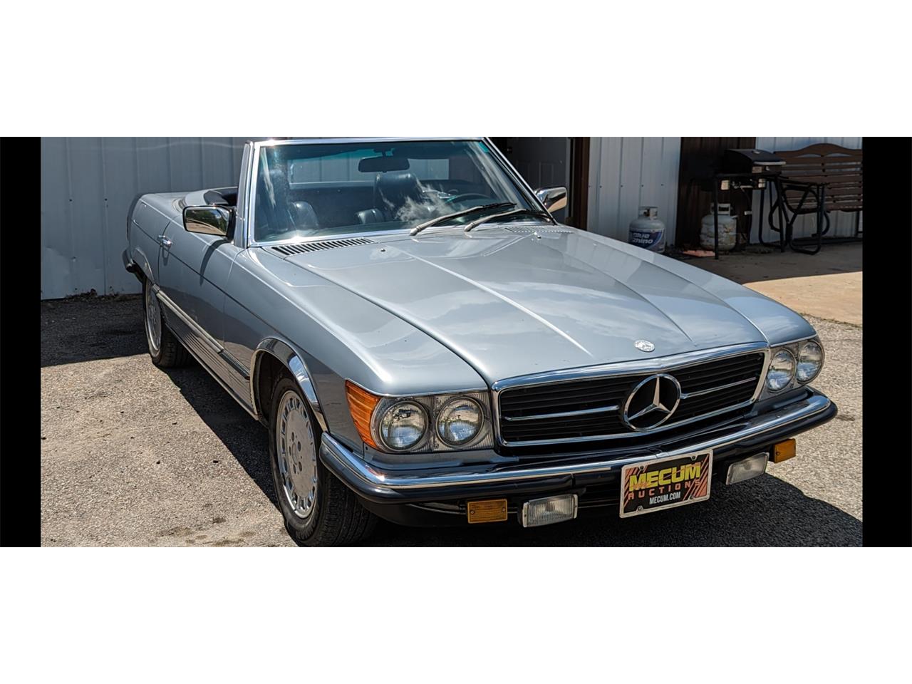 Mercedes-benz-280sl-1983-Silver-blue-metallic-Blue-1