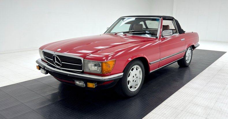 Mercedes-benz-280sl-1984-Signal-Red-Palomino-1