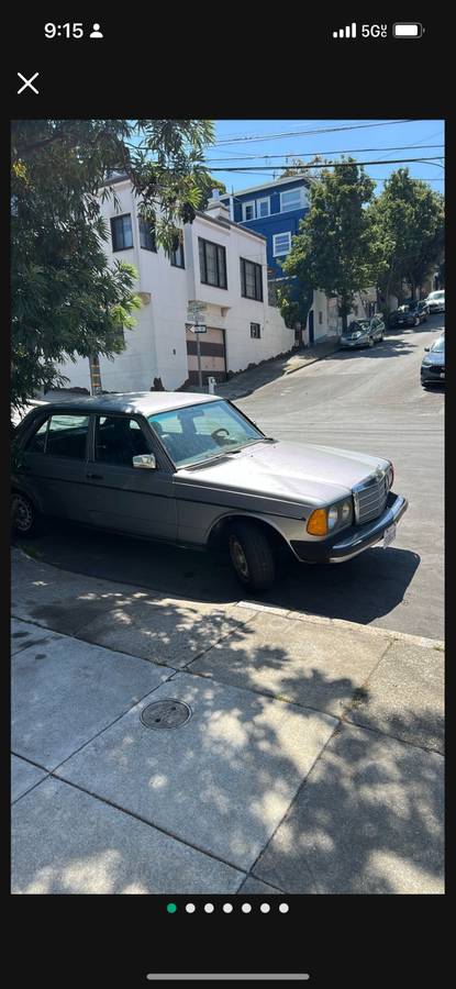 Mercedes-benz-300d-diesel-1984-silver