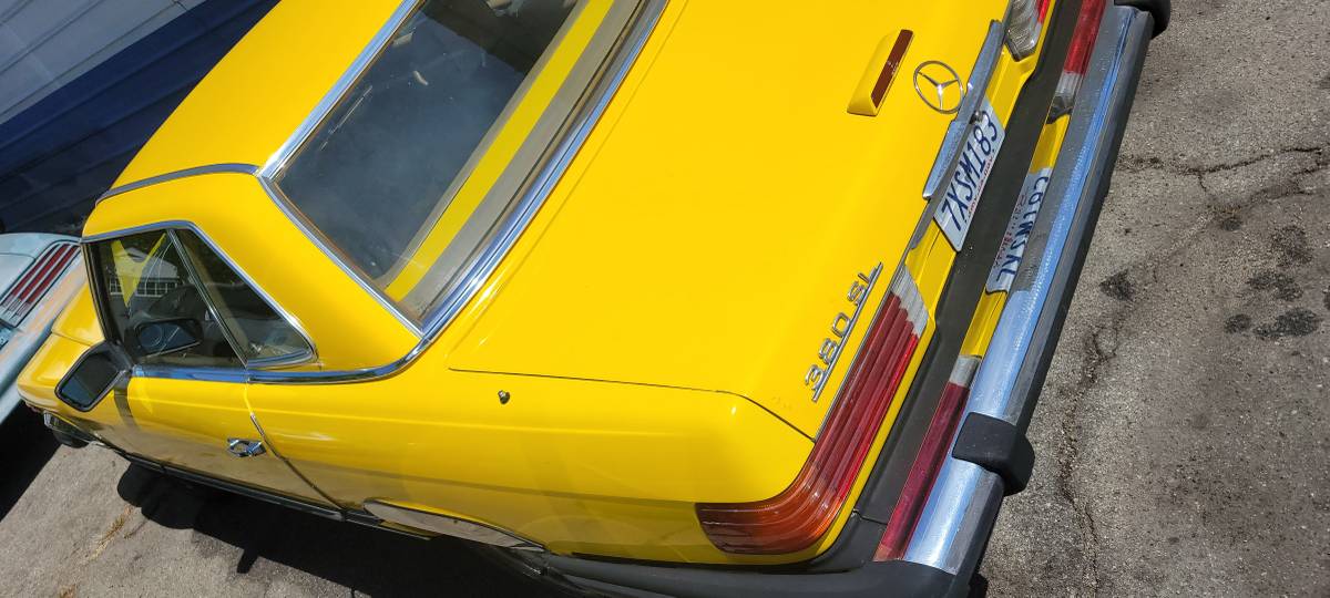 Mercedes-benz-380sl-1985-yellow-3