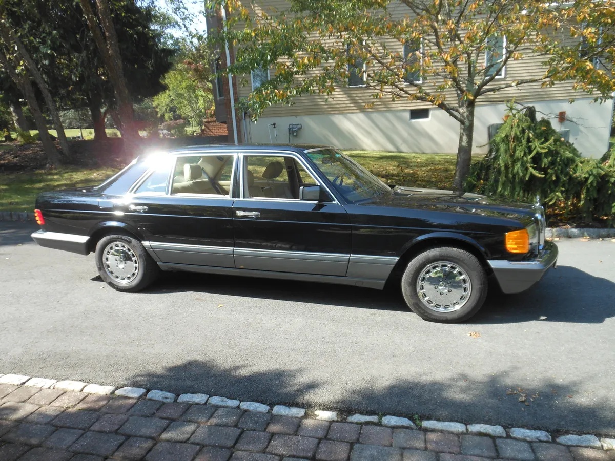 Mercedes-benz-420sel-1991-Black-Creme-Beige-6