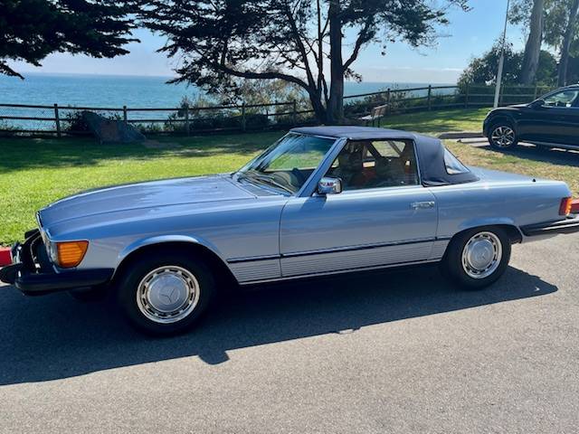 Mercedes-benz-450sl-1976-blue-1