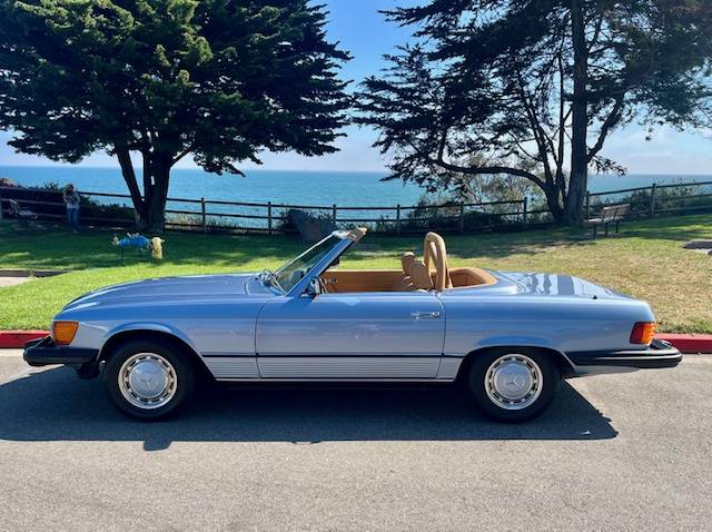 Mercedes-benz-450sl-1976-blue-2