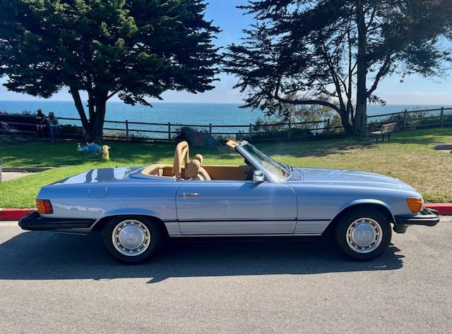 Mercedes-benz-450sl-1976-blue
