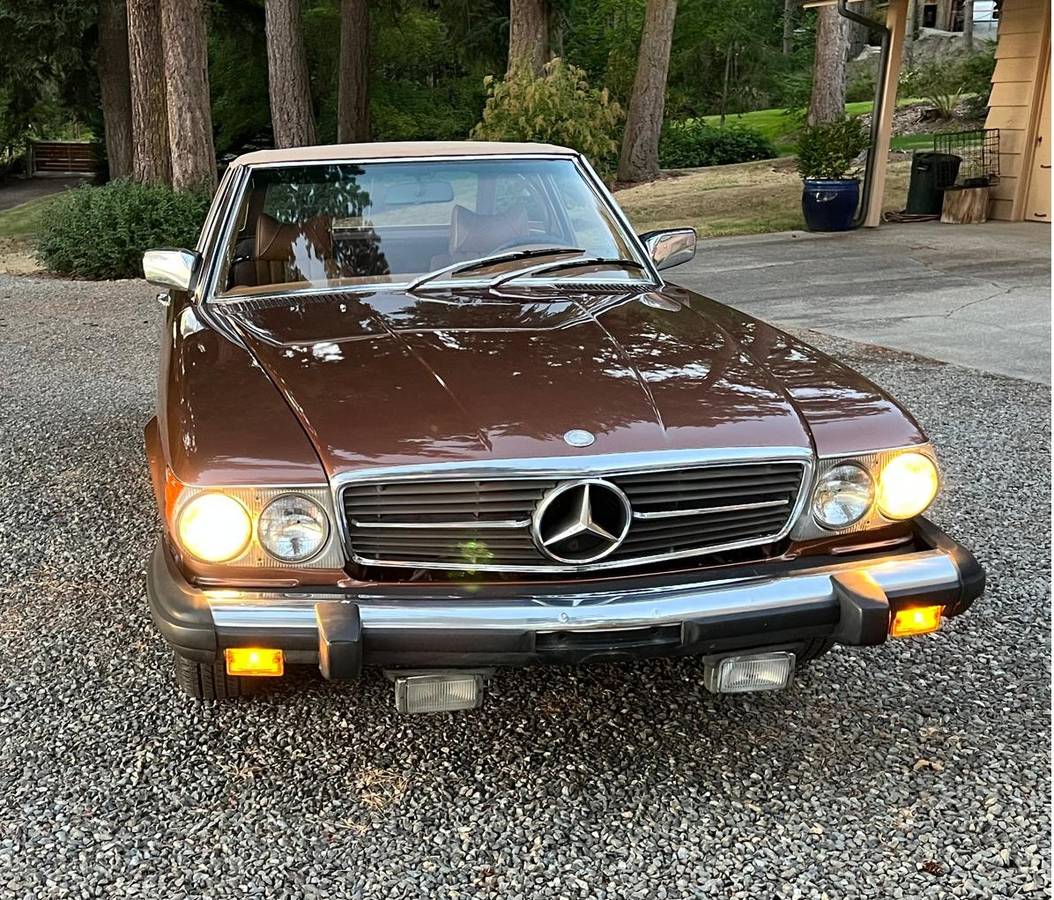 Mercedes-benz-450sl-1976-brown-1