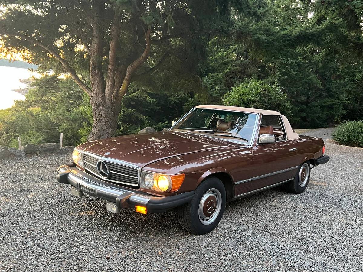 Mercedes-benz-450sl-1976-brown
