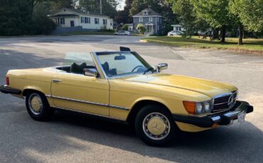 Mercedes-benz-450sl-1976-yellow-1