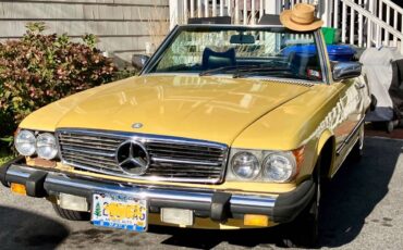 Mercedes-benz-450sl-1976-yellow