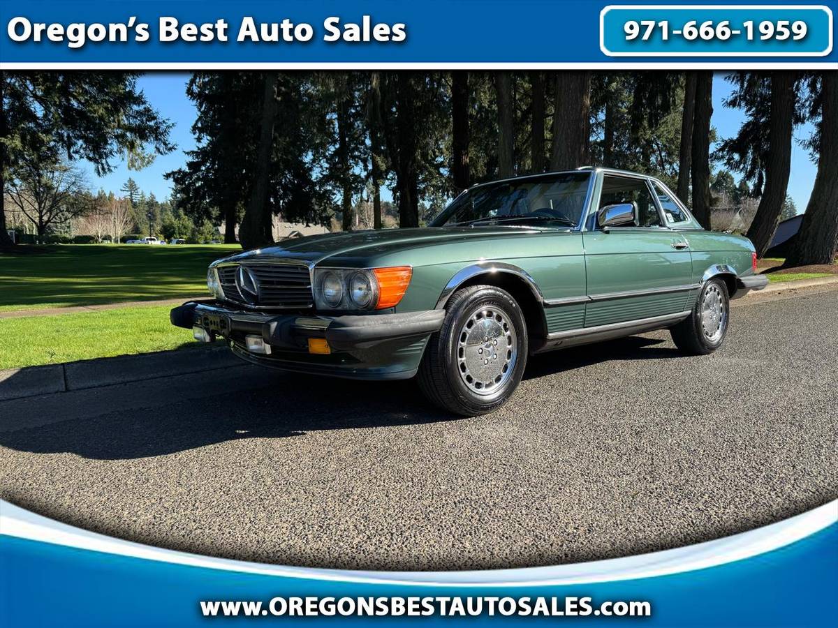 Mercedes-benz-560-sl-1989-green