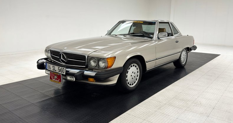 Mercedes-benz-560sl-1986-Champagne-Creamy-Beige