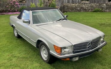 Mercedes-benz-Sl-class-1980-Silver-Black