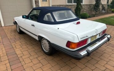 Mercedes-benz-Sl-class-1986-White-Blue