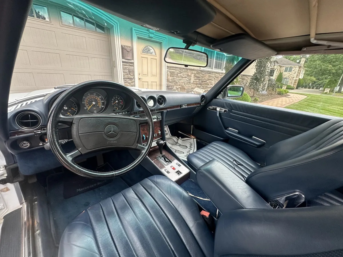 Mercedes-benz-Sl-class-1986-White-Blue-5