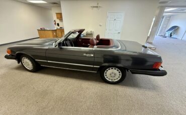 Mercedes-benz-Sl-class-1988-Dark-Gray-Burgundy-10