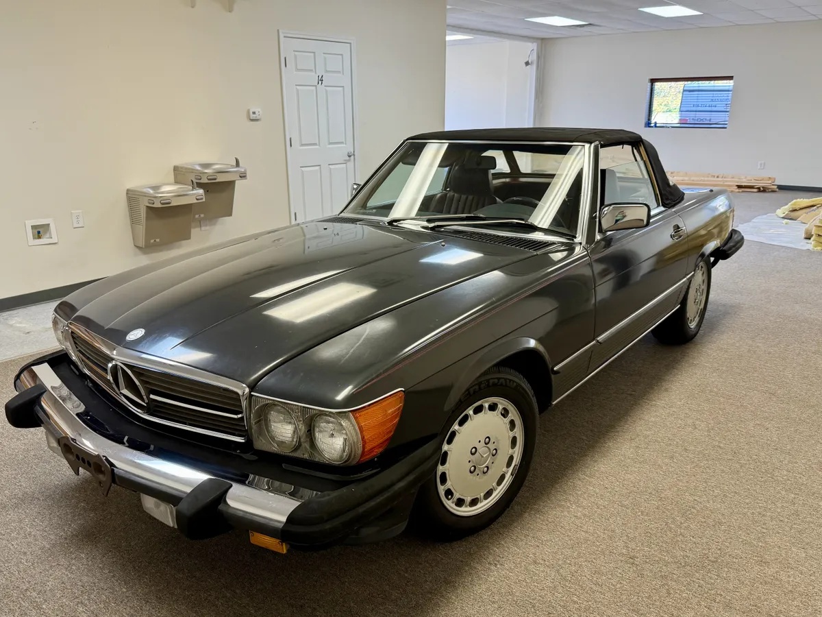 Mercedes-benz-Sl-class-1988-Dark-Gray-Burgundy-6