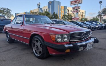 Mercedes-benz-sl-560-1988-red