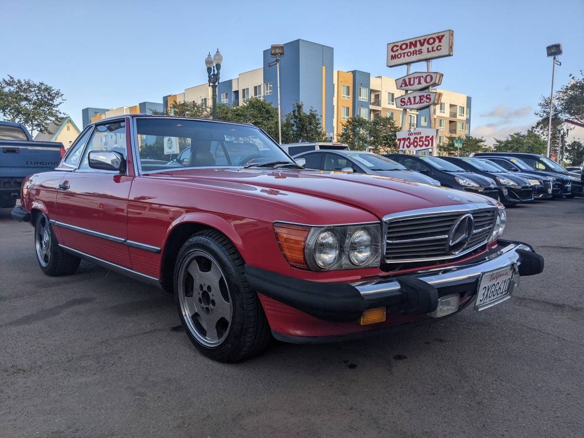Mercedes-benz-sl-560-1988-red
