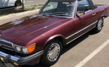 Mercedes-sl560-1987-brown-1