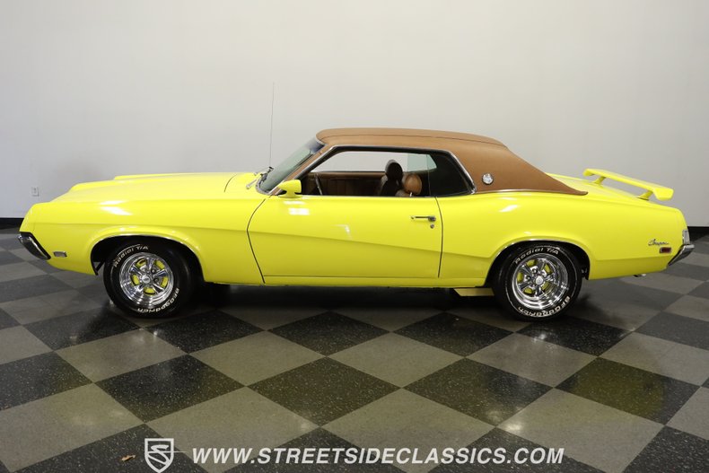 Mercury-Cougar-1969-Yellow-Saddle-Leather-1