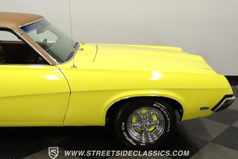 Mercury-Cougar-1969-Yellow-Saddle-Leather-29