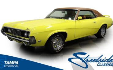 Mercury-Cougar-1969-Yellow-Saddle-Leather