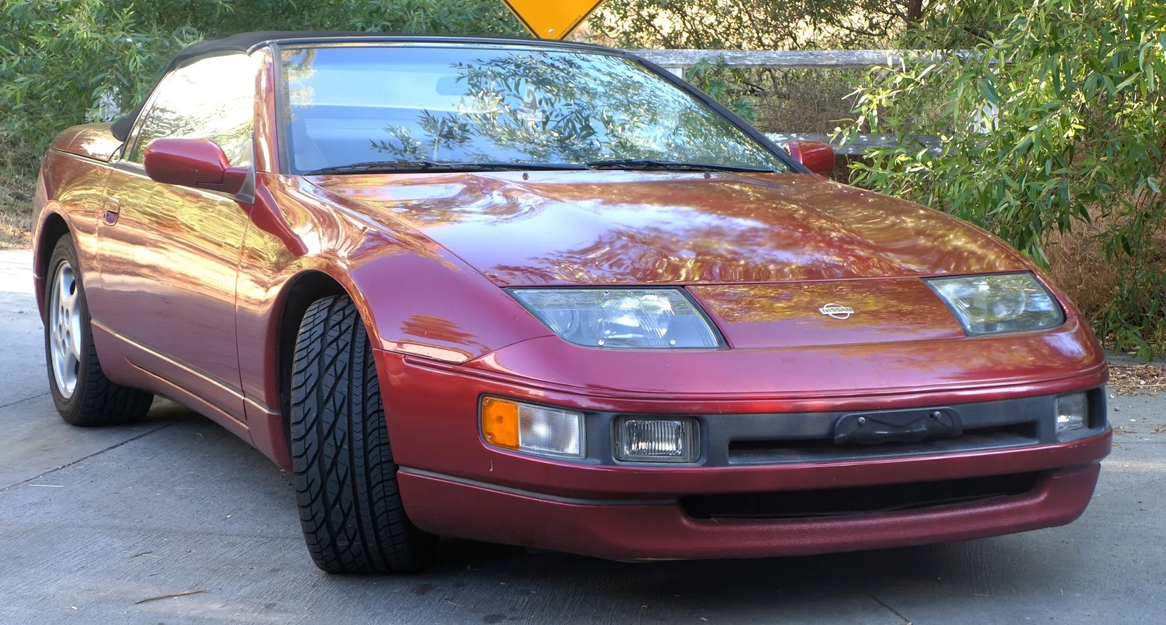 Nissan-300zx-1993-Burgundy-Tan-12