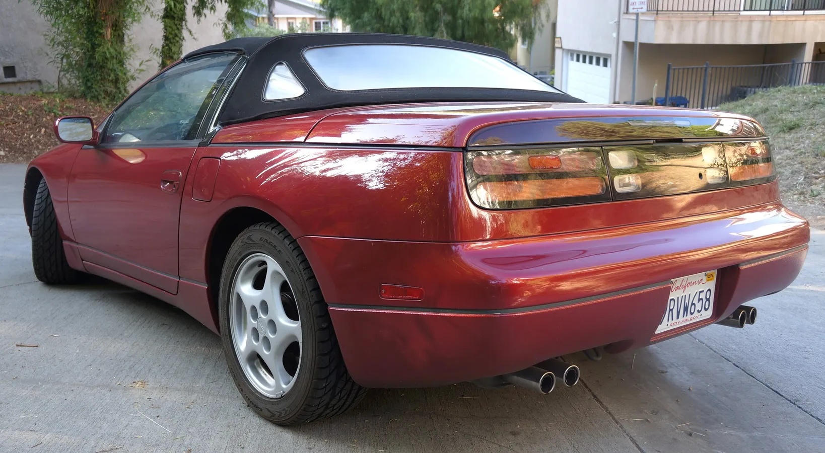 Nissan-300zx-1993-Burgundy-Tan-2