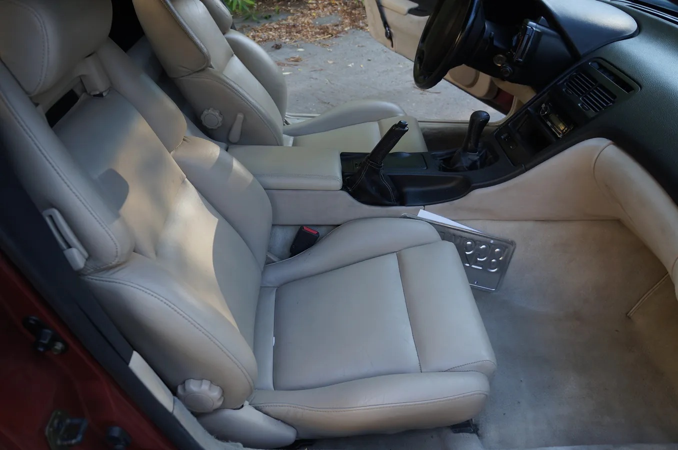 Nissan-300zx-1993-Burgundy-Tan-4