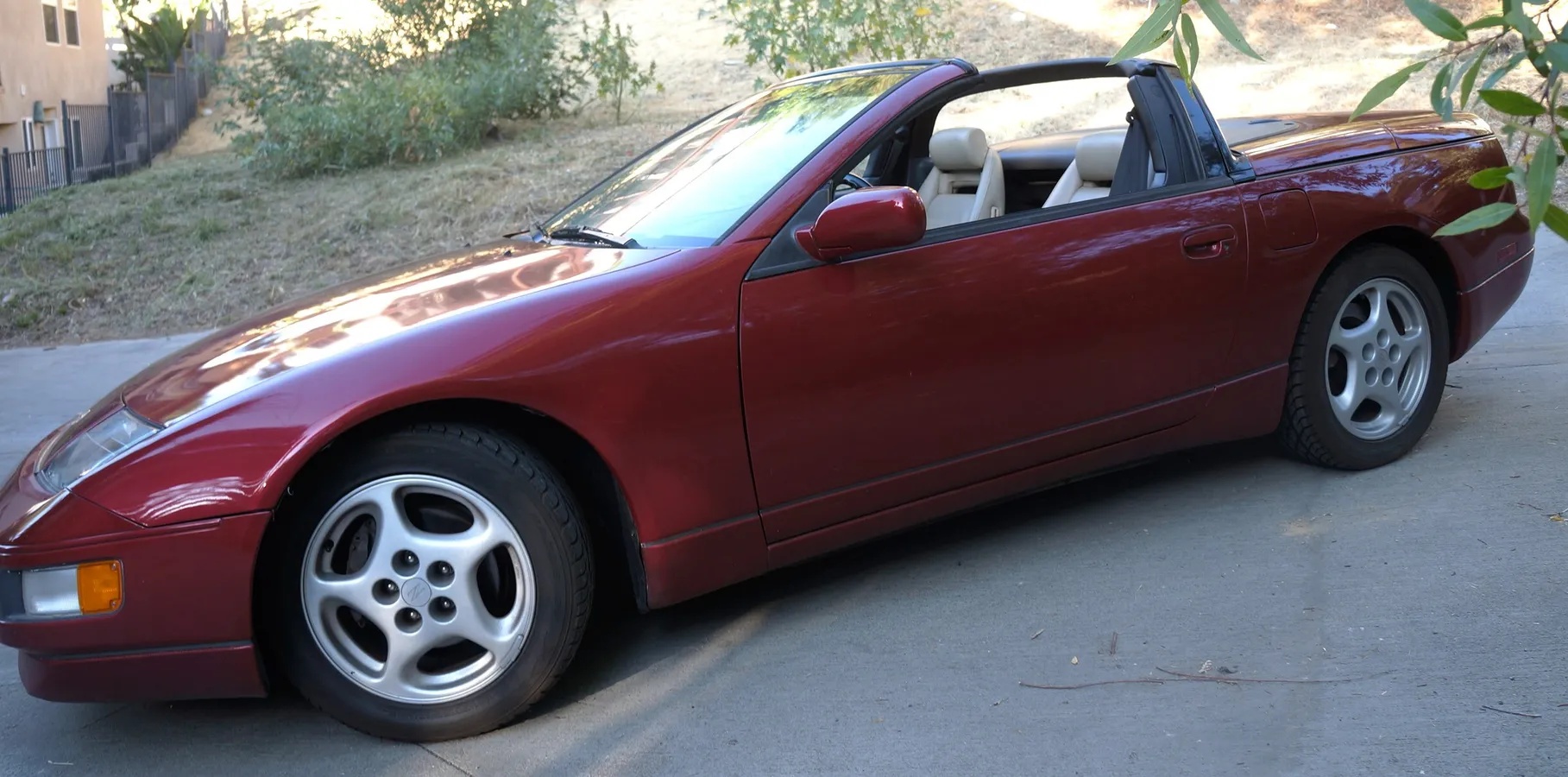 Nissan-300zx-1993-Burgundy-Tan-6