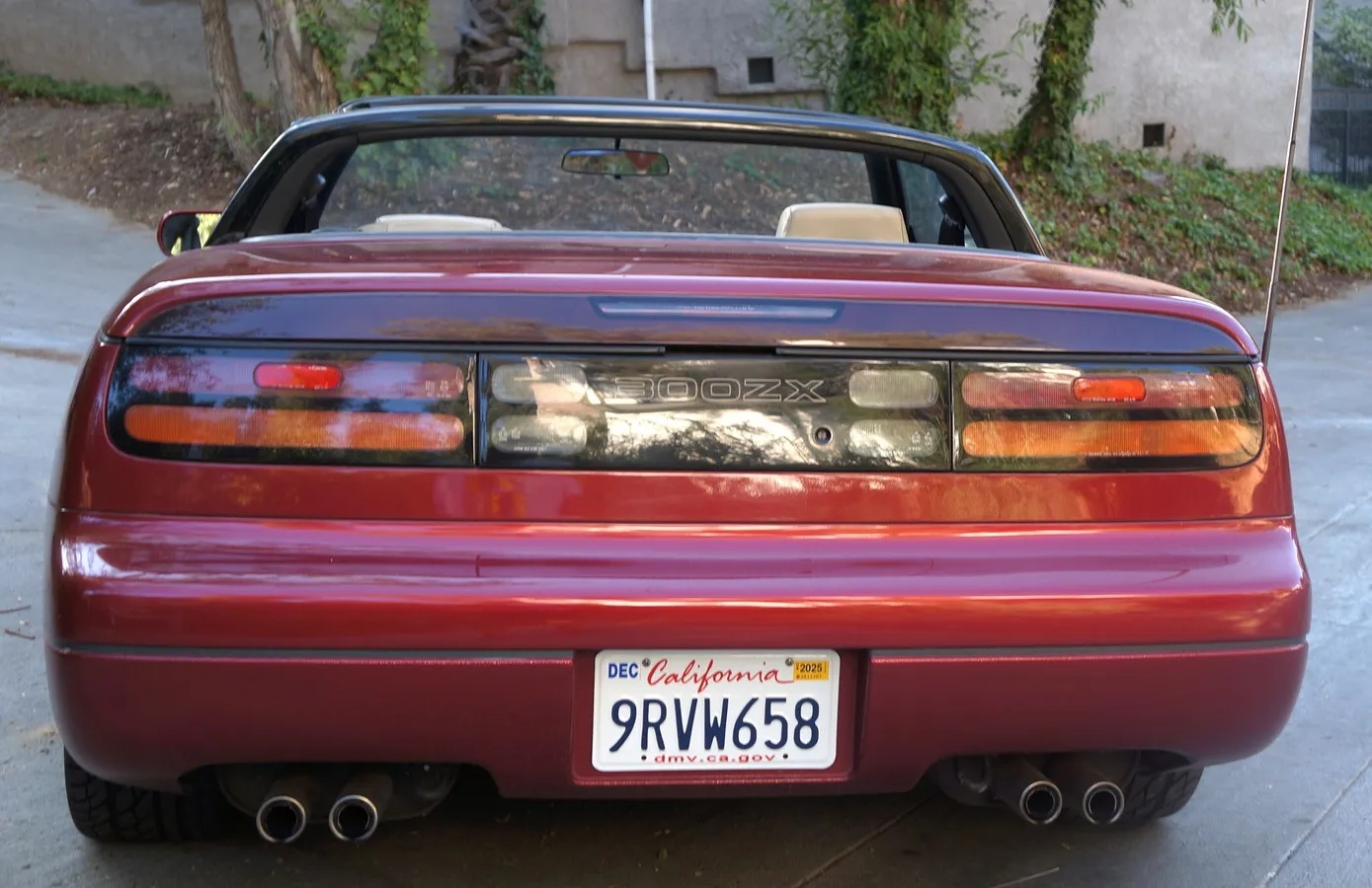 Nissan-300zx-1993-Burgundy-Tan-7