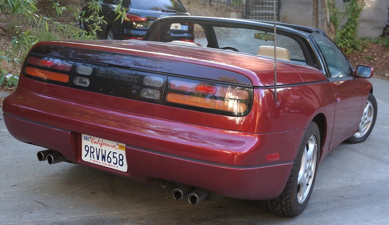 Nissan-300zx-1993-Burgundy-Tan-8