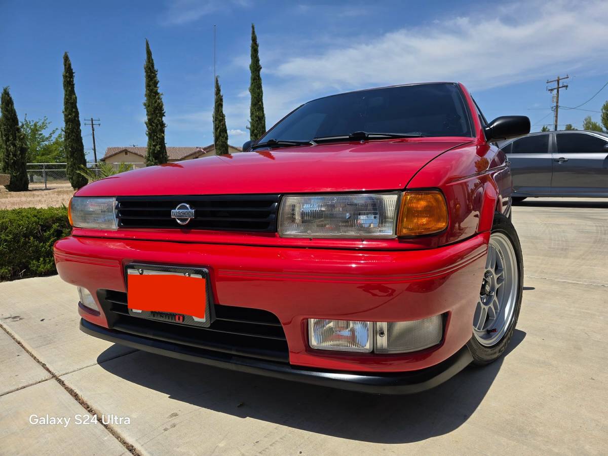 Nissan-sentra-1991-red-8