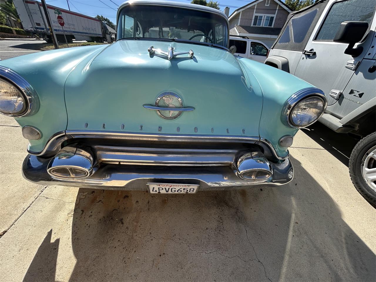 Oldsmobile-88-1954-Whiteblue-Used-10