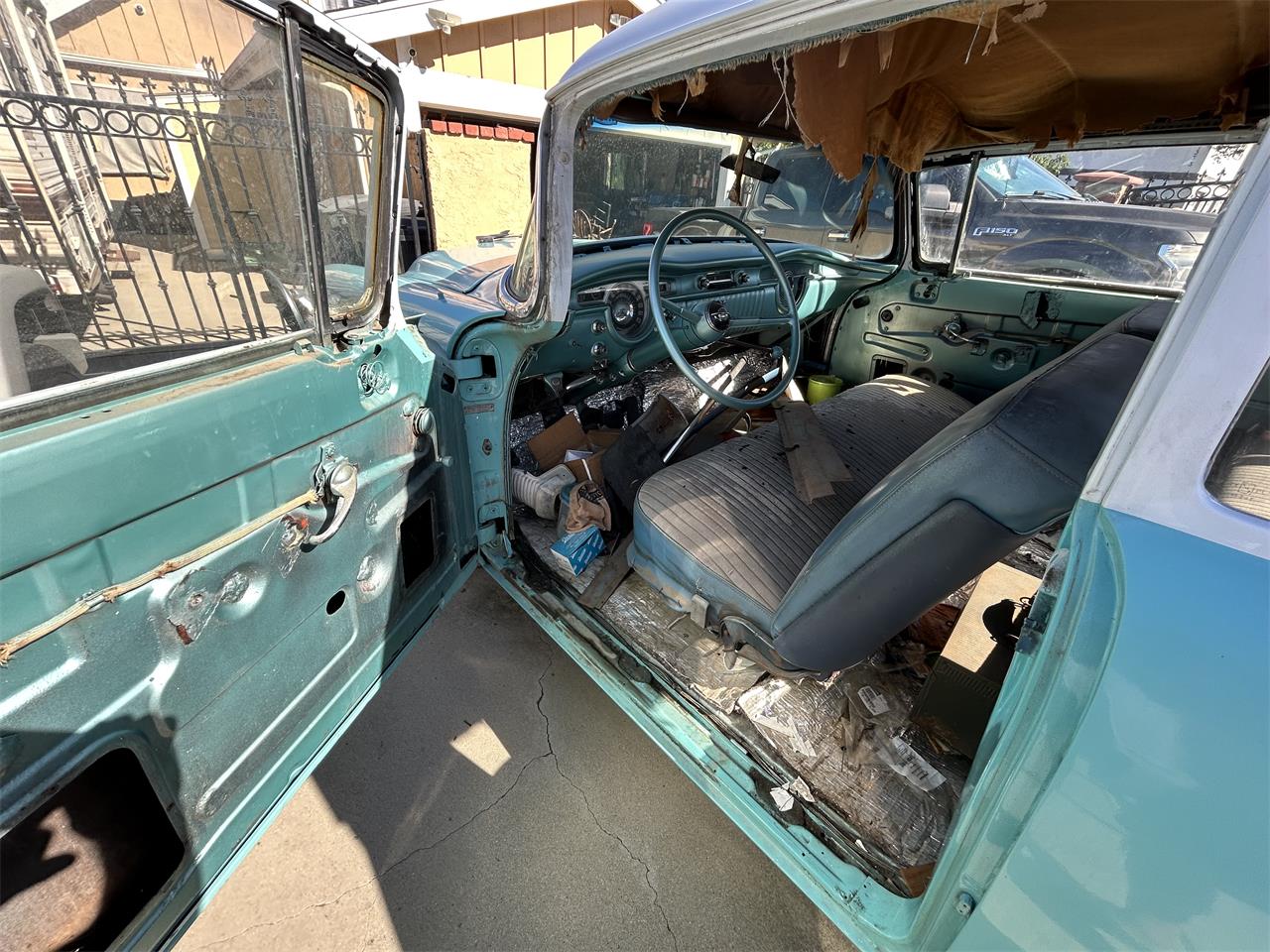 Oldsmobile-88-1954-Whiteblue-Used-7