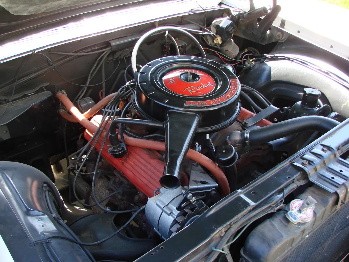 Oldsmobile-88-1964-Provencial-White-Teal-8