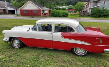 Oldsmobile-Super-88-1955-Red-Gray-8